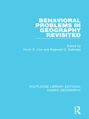 cover image of Behavioral Problems in Geography Revisited